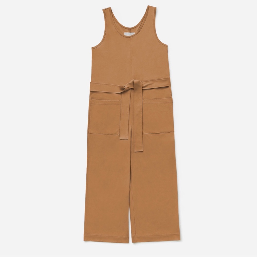 NWT Everlane jumpsuit in toasted coconut